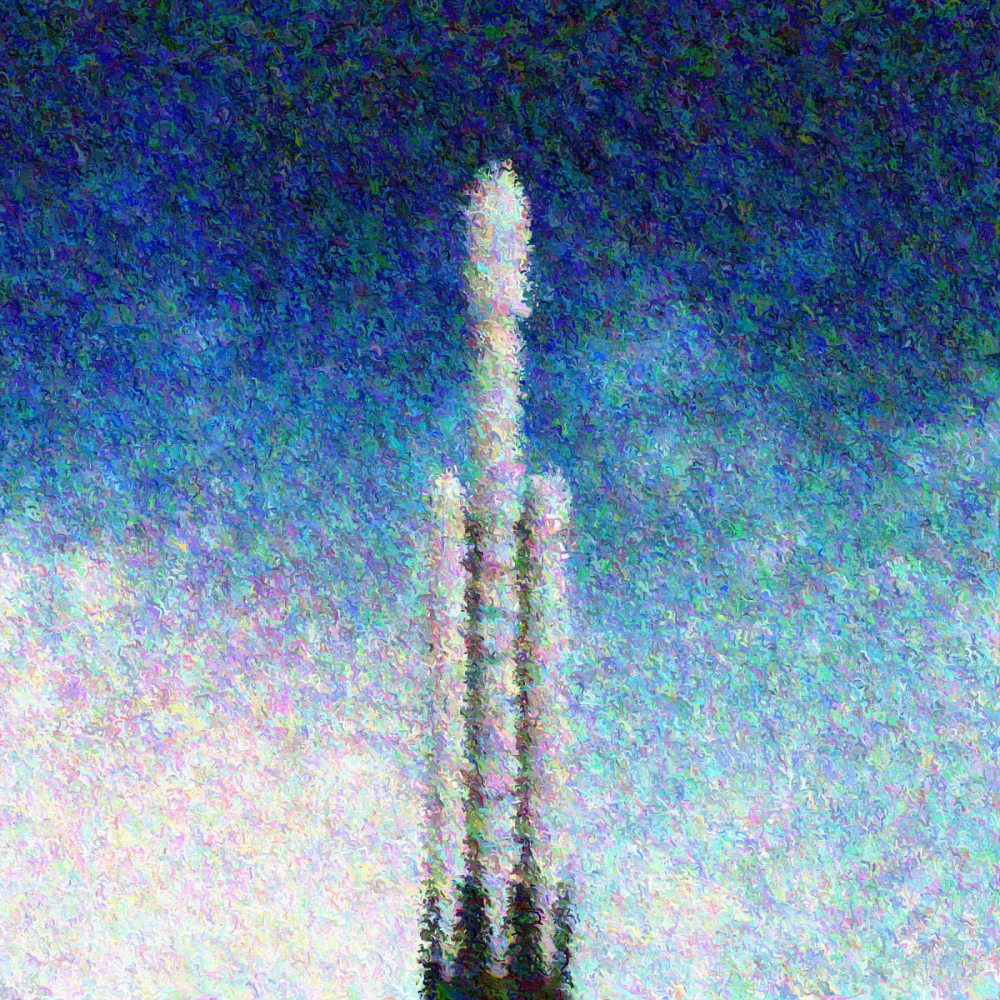 Space X NFT art
